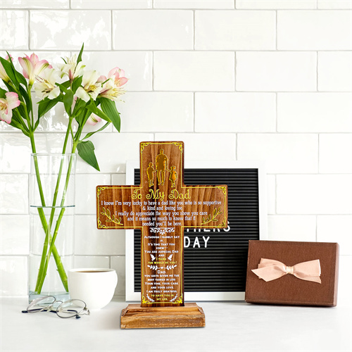 Father's Day Gift, Custom Cross for Dad